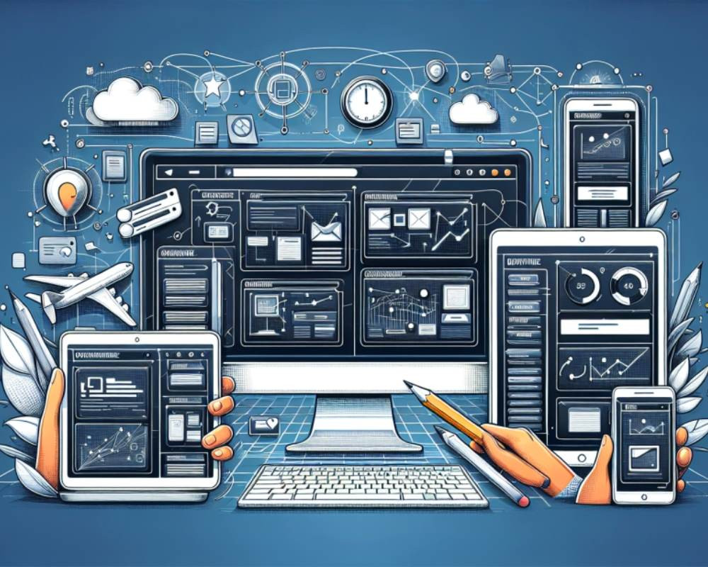 Thiết kế website responsive giúp đảm bảo rằng giao diện của trang web sẽ tự động điều chỉnh phù hợp với kích thước màn hình của thiết bị người dùng