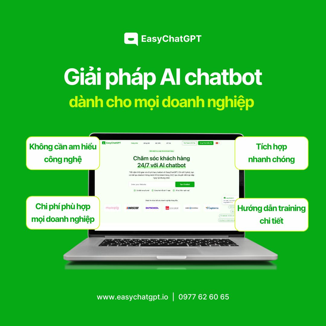 EasyChatGPT sở hữu nhiều ưu điểm vượt trội, là giải pháp AI chatbot dành cho mọi doanh nghiệp